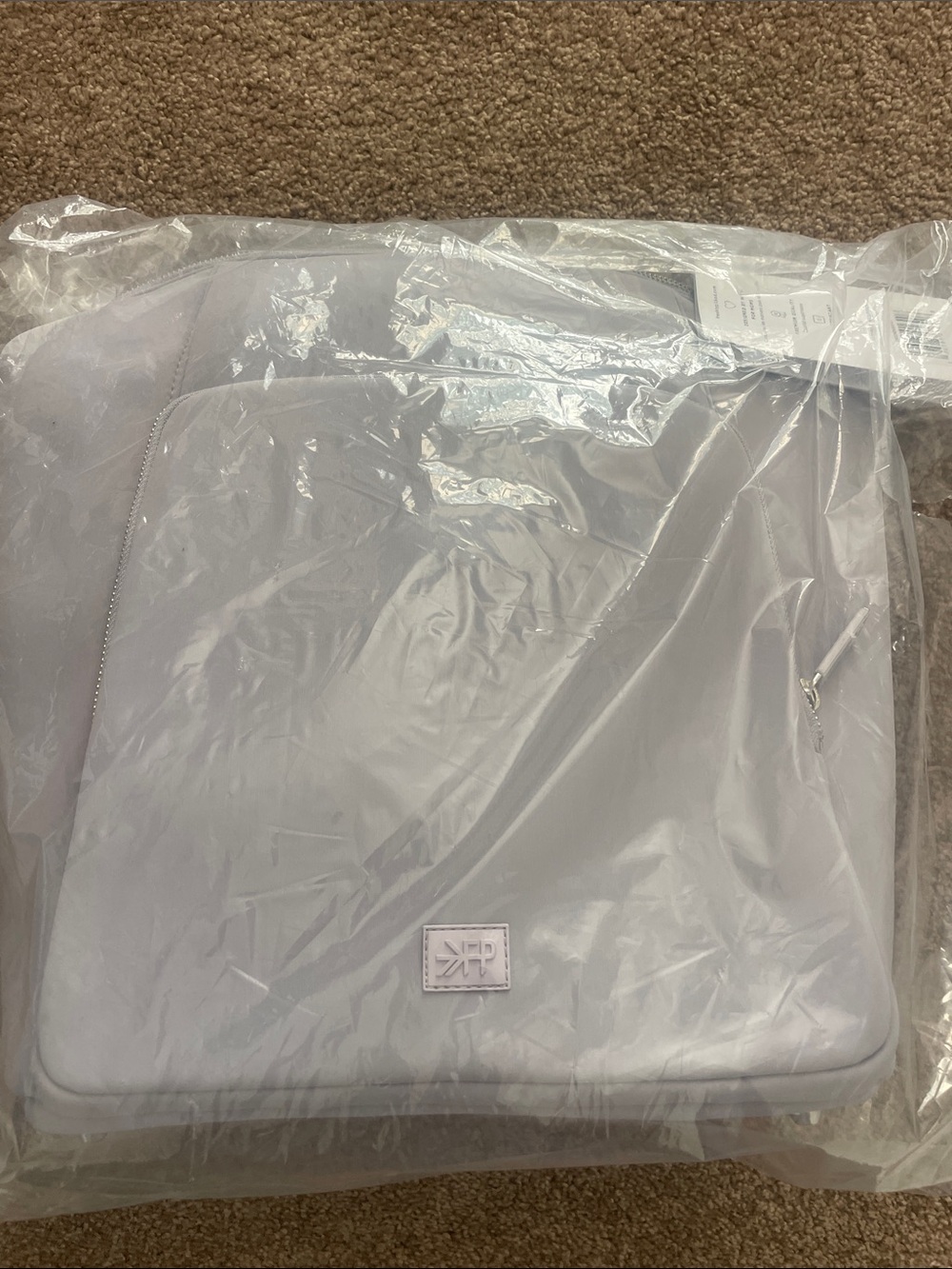 Freshly Picked Soft Light Gray Seoul Backpack. Diaper Bag. New with Tags.